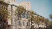 Exterior rendering of at the expanded New-York Historical Society building