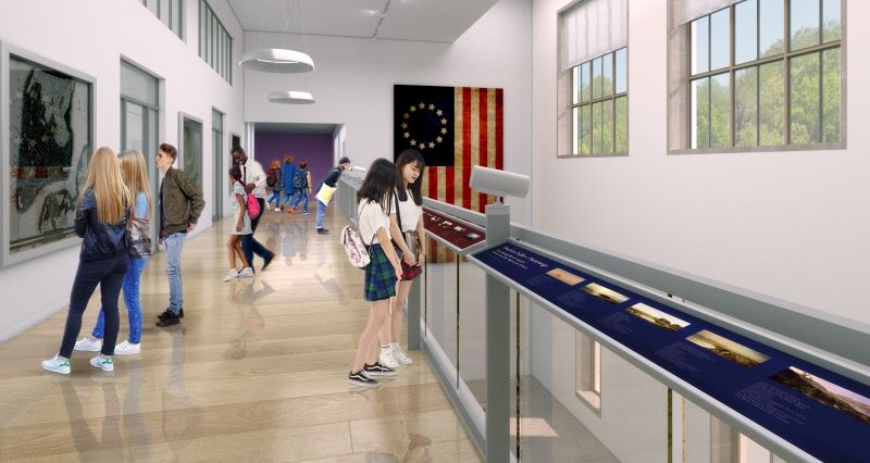 Renderings of New York Historical Society's new exhibition space