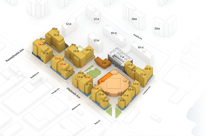 Site plan for East New York's Urban Village