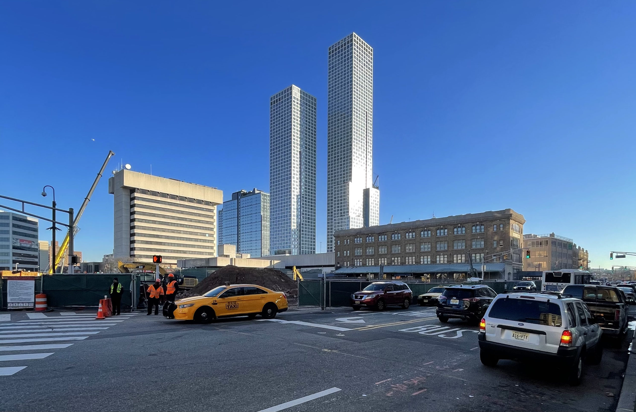 Excavation Progresses for One Journal Square Twin-Skyscraper Development in  Jersey City, New Jersey - New York YIMBY
