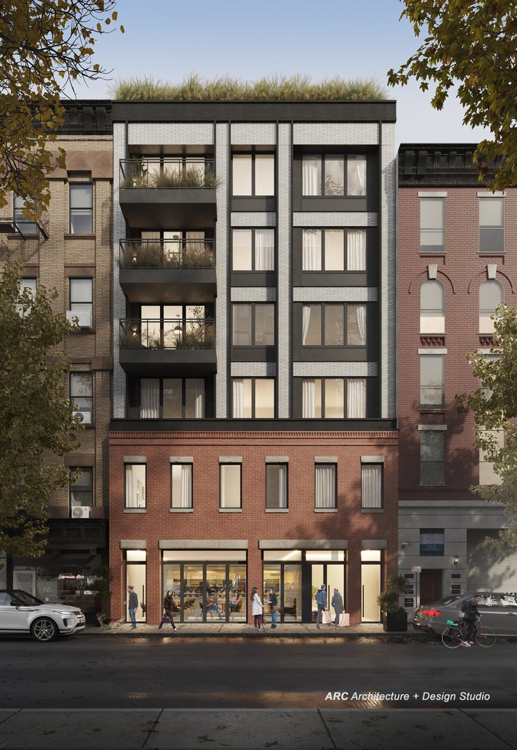 Rendering of 418 East 75th Street - ARC Architecture + Design Studio