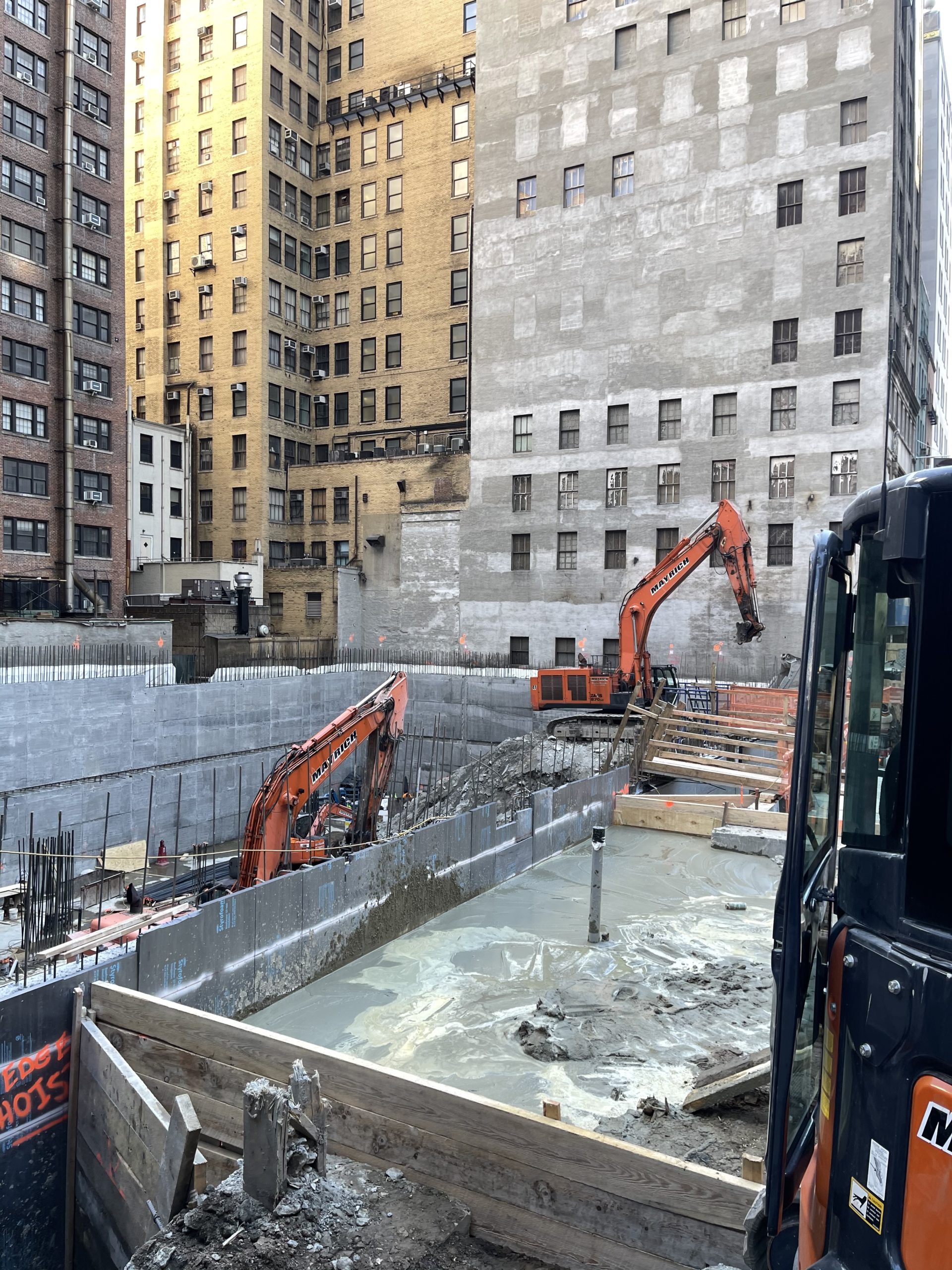 Demolition Nears Ground Level at 123 West 57th Street in Midtown, Manhattan  - New York YIMBY