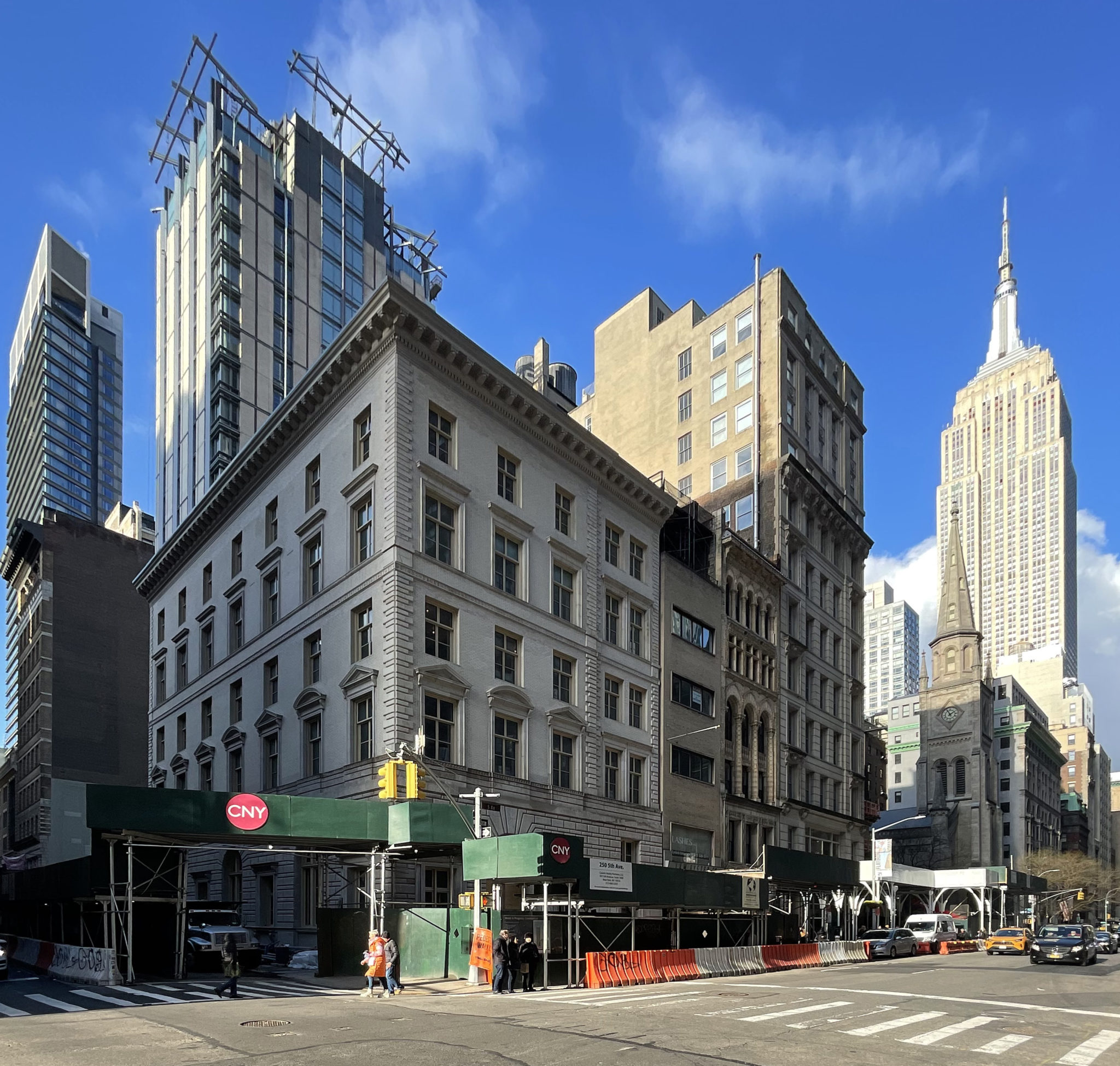 Fifth Avenue Hotel Nears Completion at 250 Fifth Avenue in NoMad