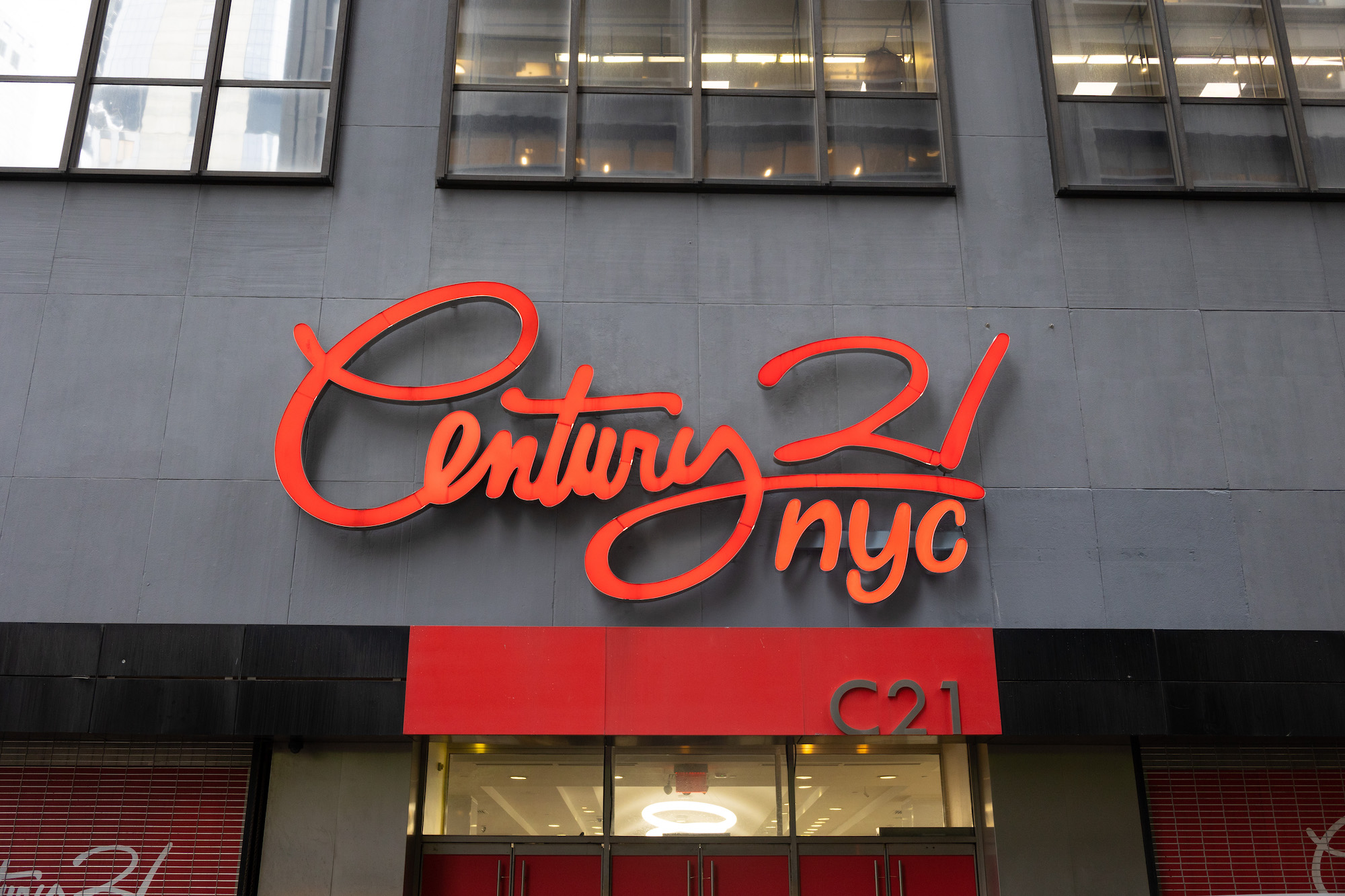 Signage at the reopened Century 21 retail store - Photo by Michael Appleton, Mayoral Photography Office