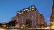 Evening rendering of Terminal Warehouse in West Chelsea - Credit COOKFOX