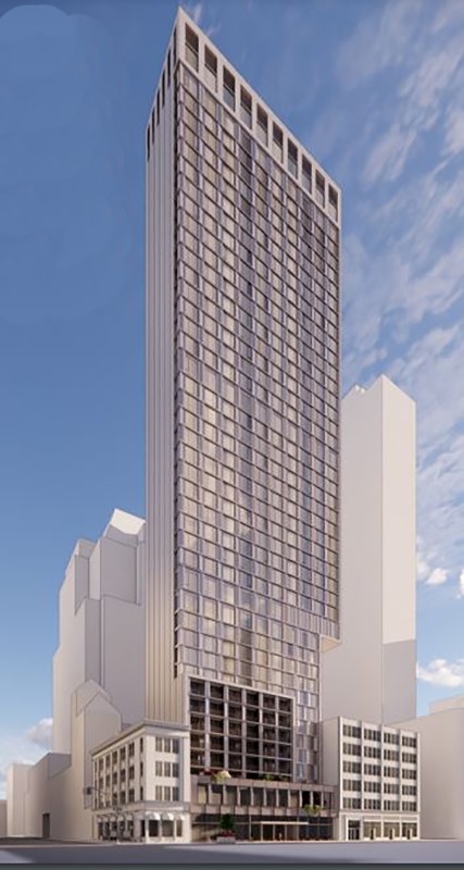 Preliminary rendering of 55 Willoughby Street in Downtown Brooklyn