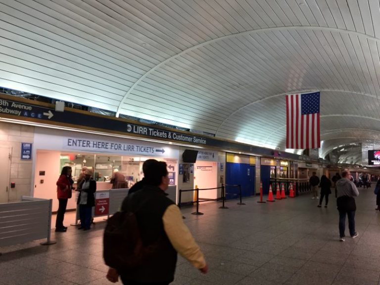 Construction Finishes On Penn Station S Long Island Rail Road   A View Inside Penn Stations Long Island Railroad LIRR Concourse Before Construction Courtesy Of © SOM 768x576 