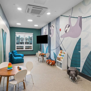 Children's playroom at Ivy and Green (1 Park Avenue)