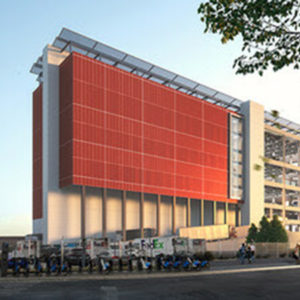 Rendering of 28-90 Review Avenue - Courtesy of Innovo Property Group; KSS Architects