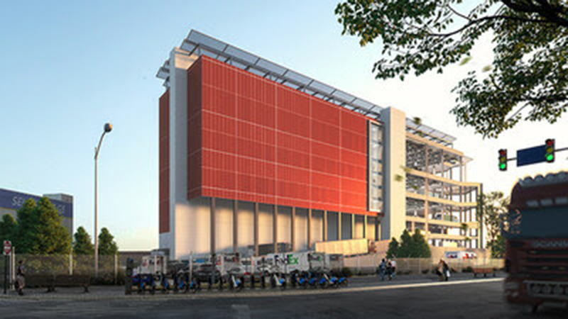 Rendering of 28-90 Review Avenue - Courtesy of Innovo Property Group; KSS Architects