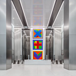 “Bars of Color within Squares” at 425 Park Avenue South - Photo by Alan Schindler