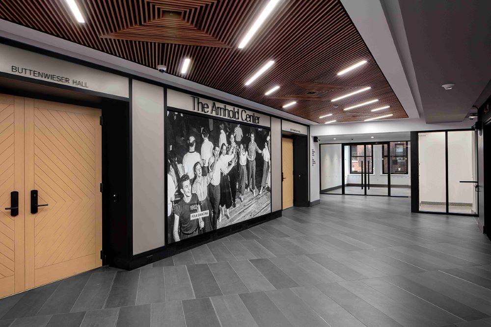 New lobby and entry space at 92NY's Buttenweiser Hall