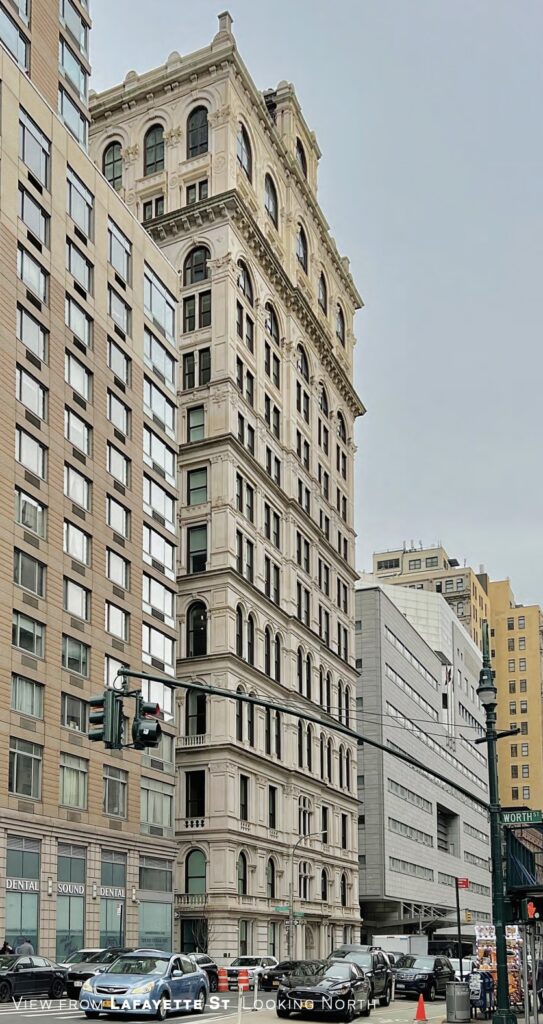 Exterior of New York Life Insurance Company Building, via LPC proposal