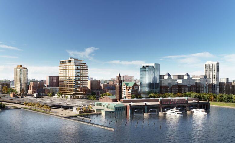 Rendering of Hoboken Connect. Designed by FXCollaborative