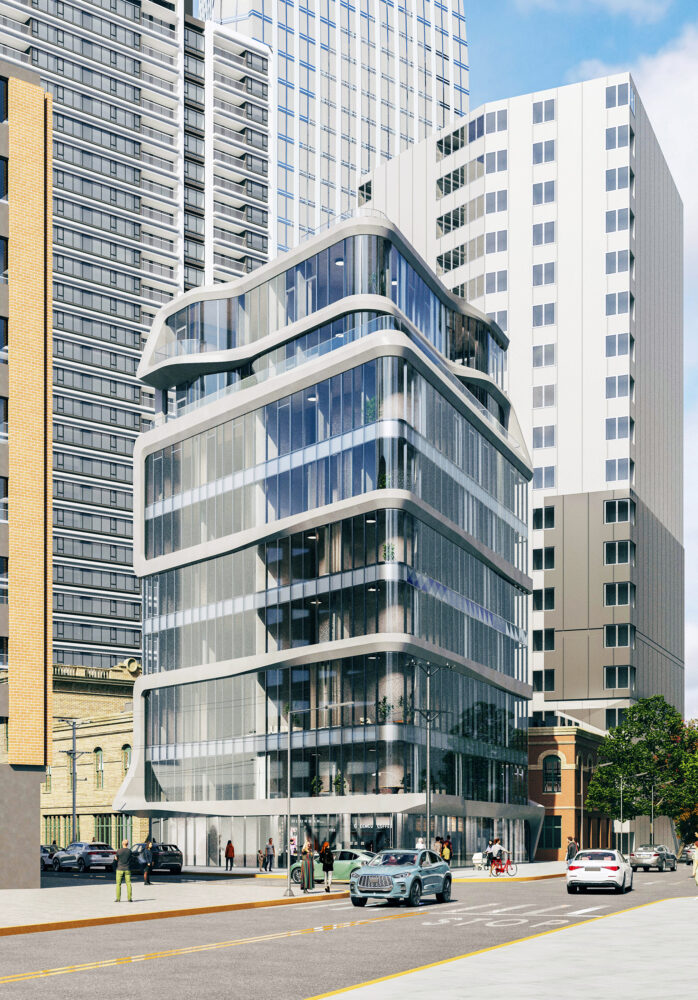 Rendering of 43-05 Crescent Street, courtesy of INOA Architecture