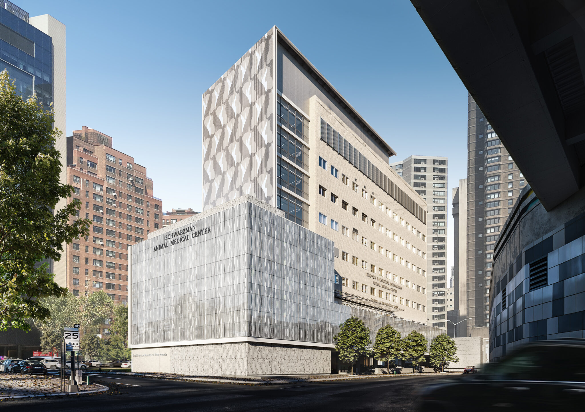 Rendering of 510 East 62nd Street. Designed by Perkins + Will