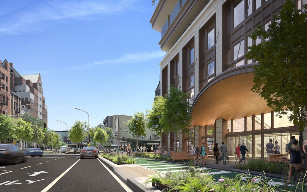 Rendering of Hoboken Connect. Designed by FXCollaborative
