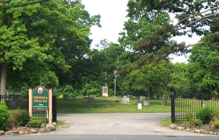 Photograph of Frederick Douglass Memorial Park, via nyc.gov