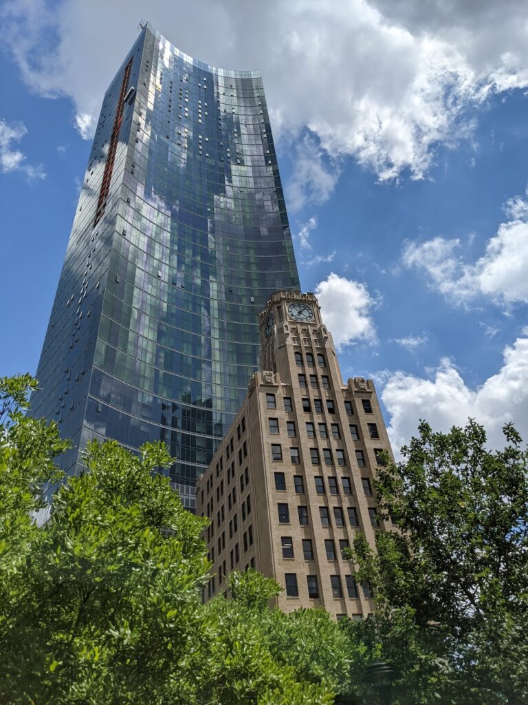 Photograph of 29-37 41st Avenue. Designed by Handel Architects