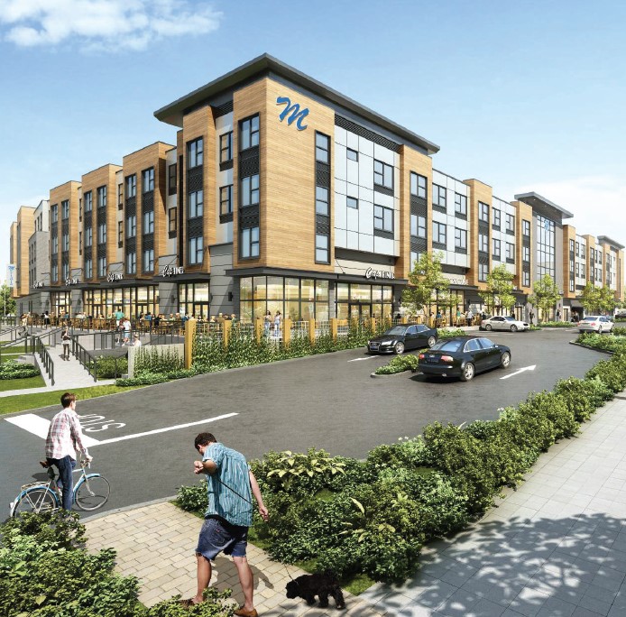 Rendering of 110 Bergen Turnpike. Designed by CPA Architecture