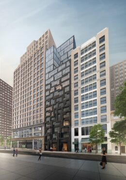 Rendering of potential new property at 103 East 29th Street. Credit: Delugan Meissl Associated Architects