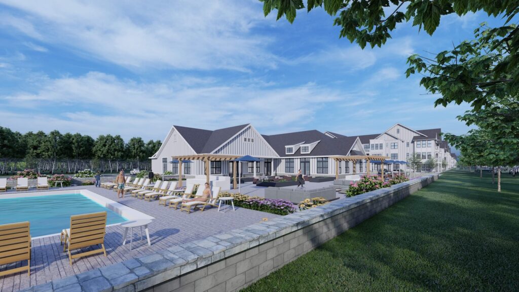 Rendering of Livana Colts Neck. Designed by Minno & Wasko Architects and Planners