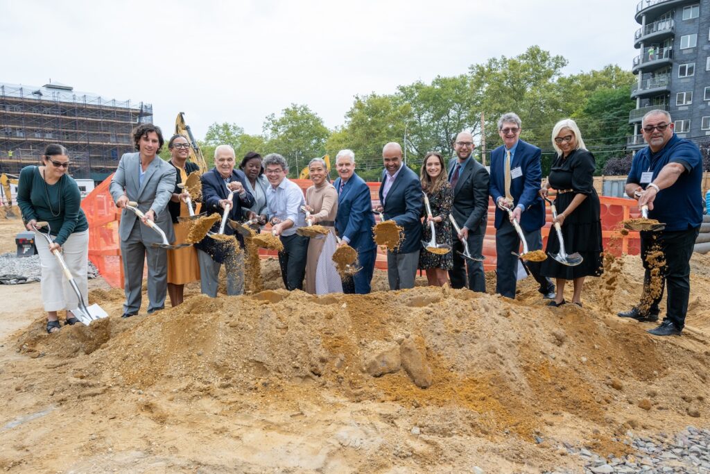 Photograph from groundbreaking ceremony. Credit: Julienne Schaer