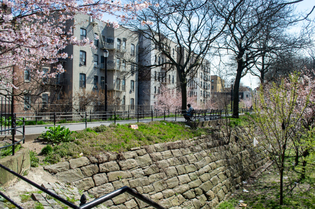 Photograph of Old Croton Aqueduct Walk. Credit: Landmarks Preservation Commission