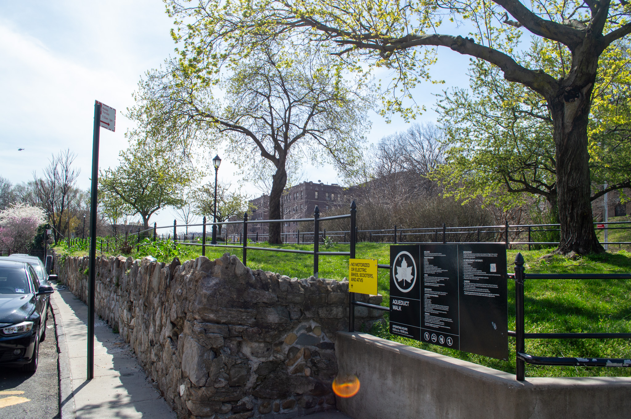 Photograph of Old Croton Aqueduct Walk. Credit: Landmarks Preservation Commission