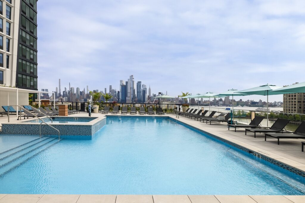 Sky pool at Hoboken Point. Credit: Ray Cavicchio