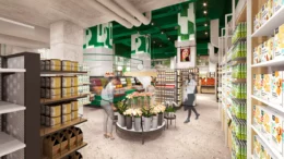 Rendering of Whole Foods Daily Shop concept store, via wholefoodsmarket.com