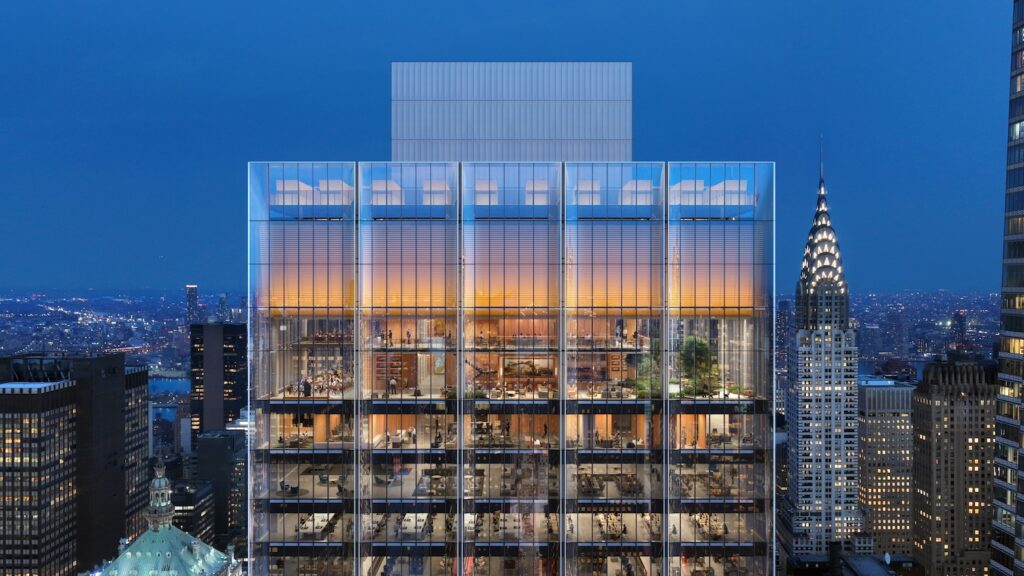 Rendering of 343 Madison Avenue, by Volley Studio