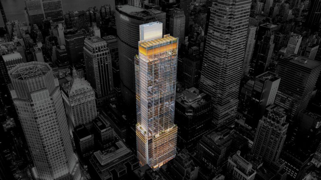 Rendering of 343 Madison Avenue, by Volley Studio