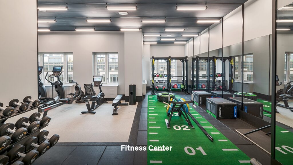 Fitness center at 2-20 and 2-21 Malt Drive in Hunters Point, Queens via NYC Housing Connect