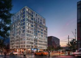 Rendering of 132 East 125th Street. Designed by Aufgang Architects