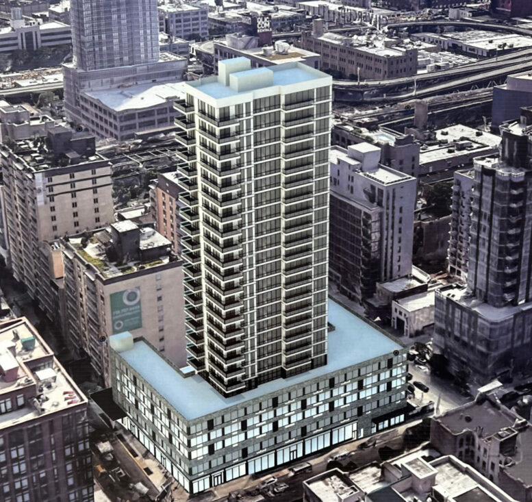 Rendering of 41-08 Crescent Street. Credit: Dan Ionescu Architects