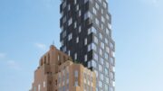 Rendering of 222 LES Tower + Lofts. Credit: Binyan Studios