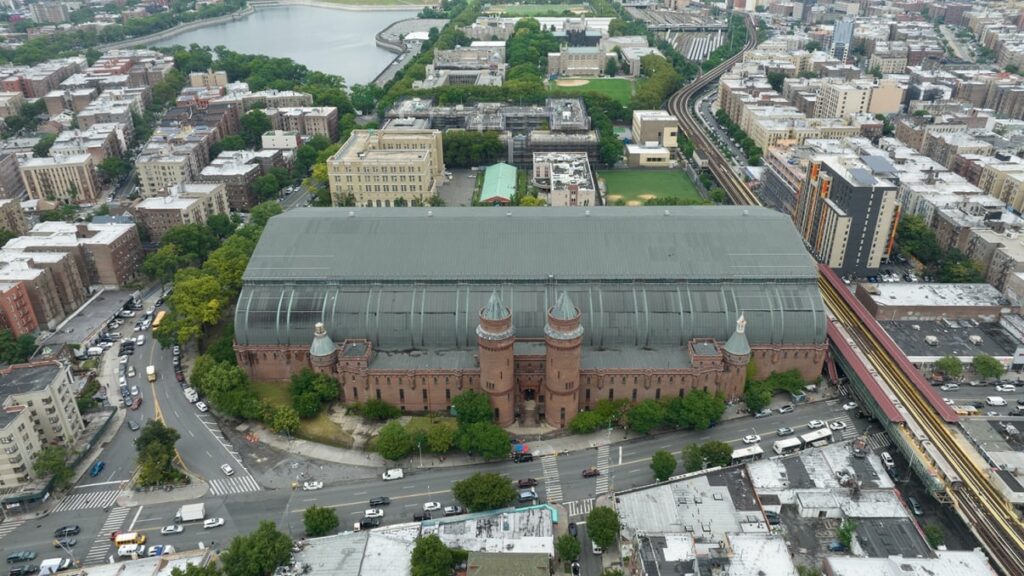 Photograph of Kingsbridge Armory, via edc.nyc