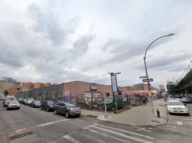 Parking structure currently at 1545 Jerome Avenue, via Google Maps