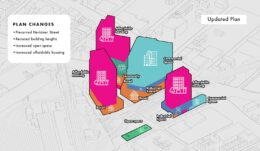 Herkimer-Williams updated site plan, courtesy of Totem.
