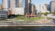 Photograph of Robert F. Wagner, Jr. Park. Courtesy of Battery Park City Authority