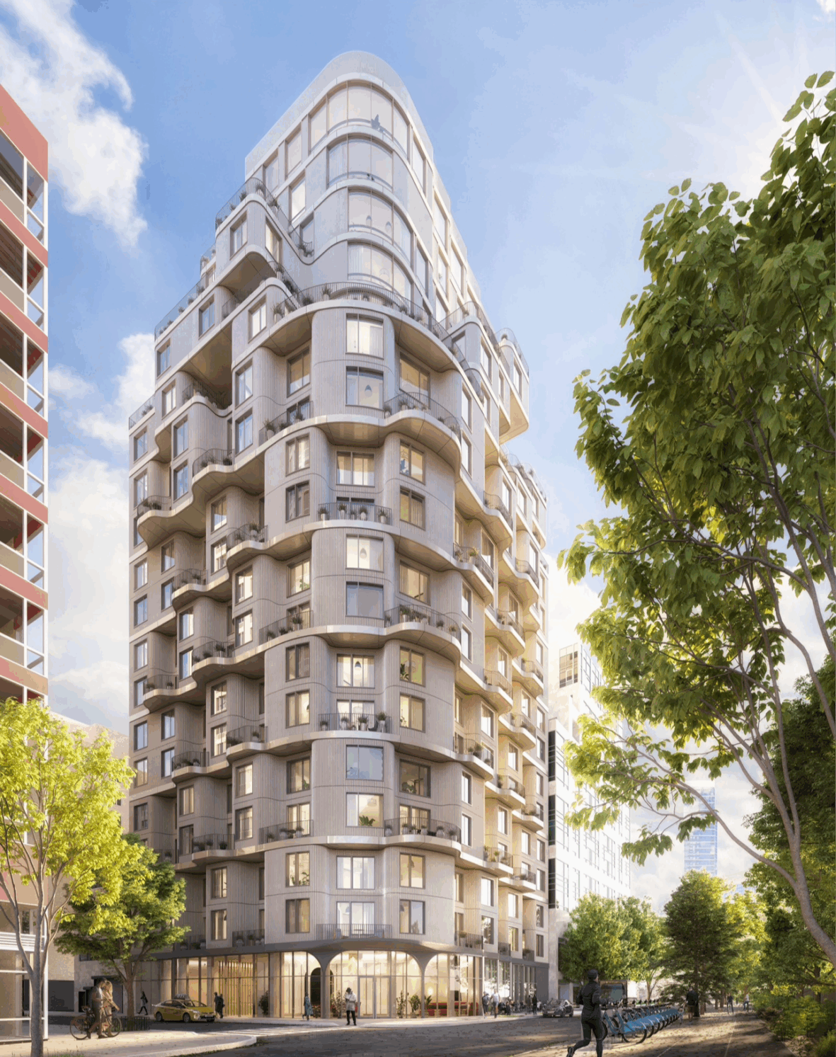 Radiant's Exterior Takes Shape at 24-01 Queens Plaza North