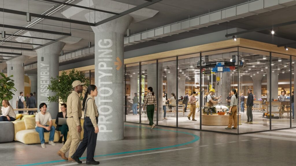 Rendering of Brooklyn Army Terminal, via edc.nyc