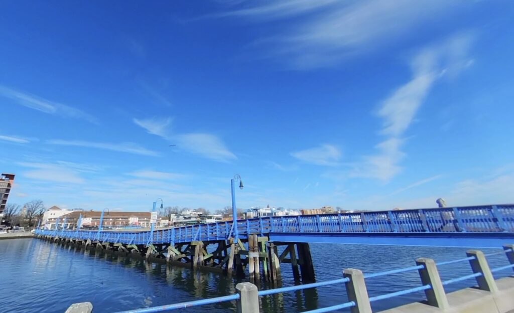 Ocean Avenue Pedestrian Bridge, via Google Maps