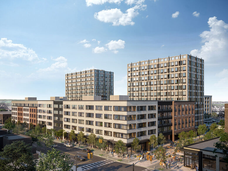 New Renderings Revealed for West Side Square in Jersey City, New