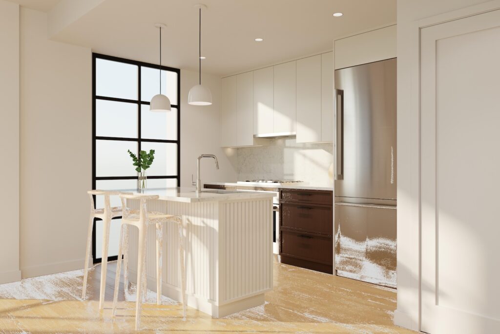 Rendering of 159 Boerum Street, via NYC Housing Connect.