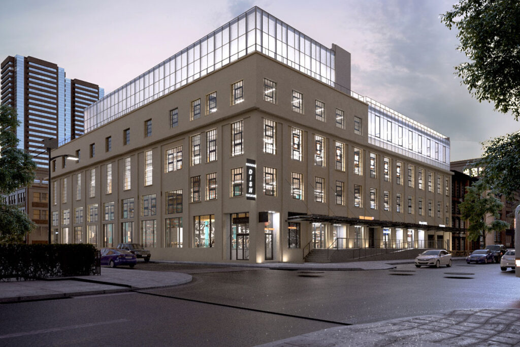 Photograph of 130 Bay Street, via artsandpowerhousebuilding.com.