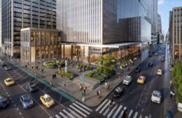 1211 Avenue of The Americas renovation. Designed by Kohn Pedersen Fox.