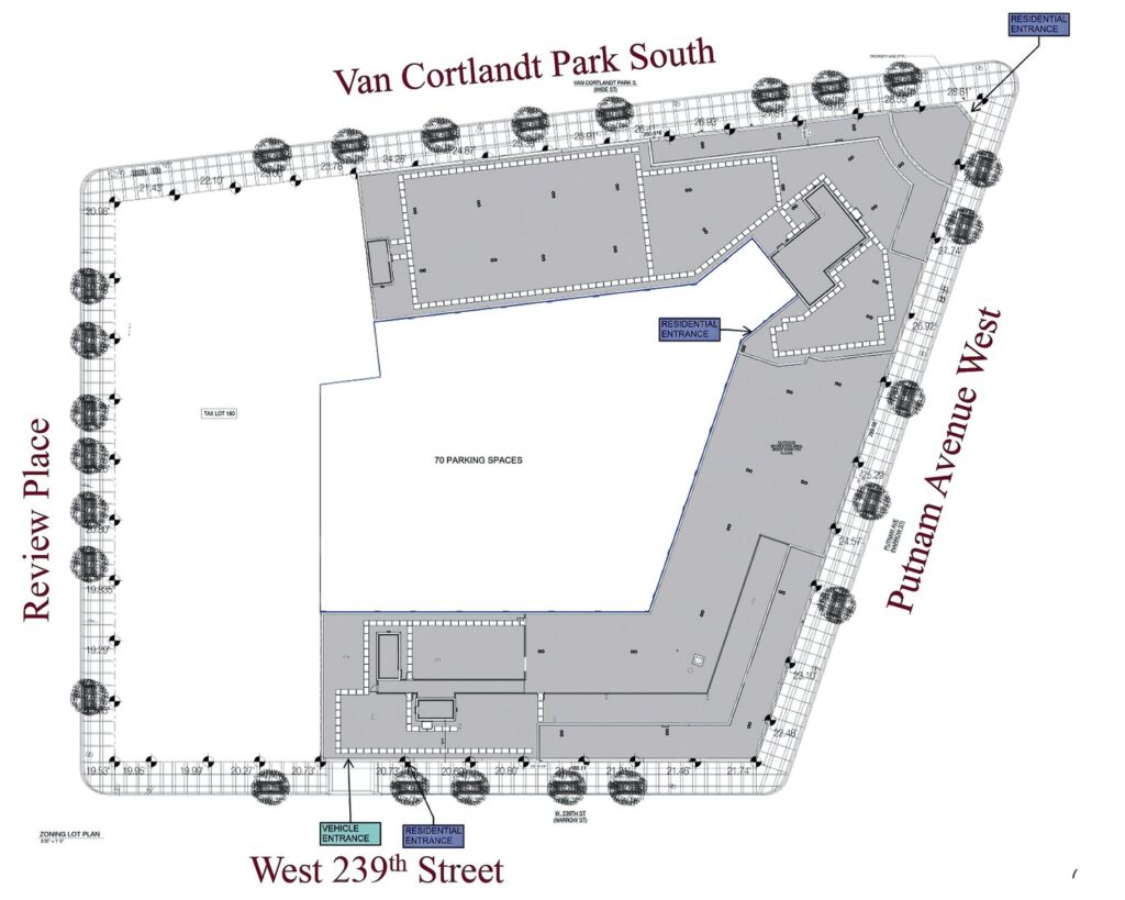 160 Van Cortlandt Park South. Designed by Aufgang Architects.
