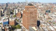 Aerial view of 32 Avenue of the Americas - Rudin Management Company.